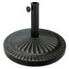 Patio Heavy-Duty Outdoor Stand 31.5 lbs Bronze Umbrella Base