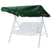 73x52in Replacement Swing Canopy Green