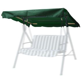 73x52in Replacement Swing Canopy Green