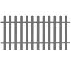 vidaXL Picket Fence WPC 78.7"x39.4"