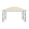 vidaXL Gazebo with Mosquito Net 13.1'x9.8'x9' Cream 0.6 oz/ftÂ¬â‰¤