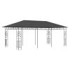 vidaXL Gazebo with Mosquito Net 19.7'x9.8'x9' Anthracite
