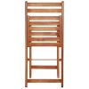vidaXL Patio Bistro Chairs 2 pcs Solid Acacia Wood