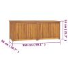 vidaXL Patio Box 59.1"x19.7"x21.7" Solid Wood Teak