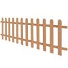 vidaXL Picket Fence WPC 78.7"x23.6"