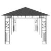 vidaXL Gazebo with Mosquito Net 19.7'x9.8'x9' Anthracite