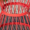 Fern Outdoor 16 Inch Iron Side Table Red