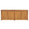 vidaXL Patio Box 59.1"x19.7"x21.7" Solid Wood Teak