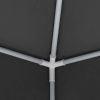 vidaXL Professional Party Tent with Side Walls 6.6'x6.6' Anthracite 0.3 oz/ftÂ¬â‰¤