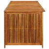 vidaXL Patio Storage Box 78.7"x31.5"x29.5" Solid Acacia Wood