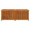 vidaXL Patio Storage Box 78.7"x31.5"x29.5" Solid Acacia Wood