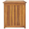 vidaXL Patio Box 59.1"x19.7"x21.7" Solid Wood Teak