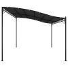 Canopy Anthracite 13.1'x9.8' 0.6 oz/ftÂ¬â‰¤ Fabric and Steel