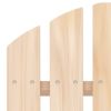 Patio Adirondack Chair with Ottoman Solid Fir Wood