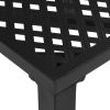 vidaXL Patio Chairs 4 pcs Mesh Design Steel Black