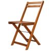 vidaXL Patio Bistro Chairs 2 pcs Solid Acacia Wood