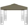 vidaXL Garden Marquee 9.8'x9.8' Taupe 0.6 oz/ftÂ¬â‰¤