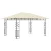 vidaXL Gazebo with Mosquito Net 13.1'x9.8'x9' Cream 0.6 oz/ftÂ¬â‰¤