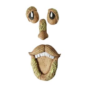 Resin Old Man Tree Hugger Bark Ghost Face Decoration Funny Tree Face DâˆšÂ©cor For Outdoor Yard Easter (Model: D)