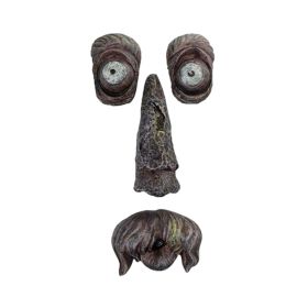 Resin Old Man Tree Hugger Bark Ghost Face Decoration Funny Tree Face DâˆšÂ©cor For Outdoor Yard Easter (Model: C)