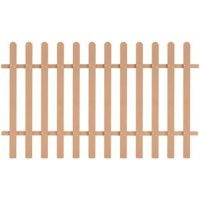 vidaXL Picket Fence WPC 78.7"x47.2" (Color: Brown)