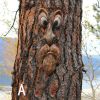 Resin Old Man Tree Hugger Bark Ghost Face Decoration Funny Tree Face DâˆšÂ©cor For Outdoor Yard Easter
