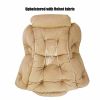 Accent Chair Lazy Reclining Leisure Chair with Removable Metal Legs and High-Density Foam, Comfy Upholstered Single Sofa Chair With Ottoman for Living