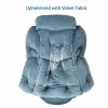 Accent Chair Lazy Reclining Leisure Chair with Removable Metal Legs and High-Density Foam, Comfy Upholstered Single Sofa Chair With Ottoman for Living