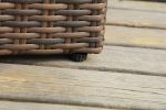 Direct Wicker 7-Piece Outdoor Rattan Wicker Sofa Rattan Patio Garden Furniture, Gray
